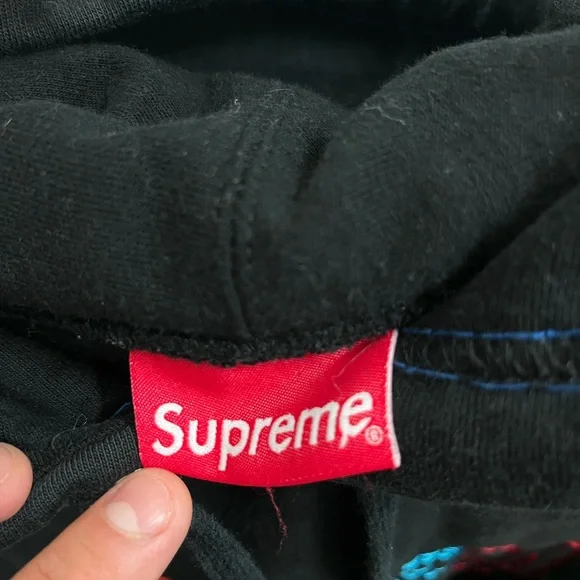 supreme stitch hoodie